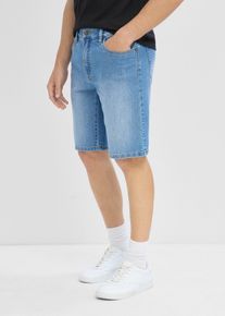 Bermuda in jeans leggeri con elastico in vita regular fit (pacco da 2), Blu, Taglia 34, bonprix