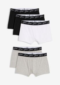 Boxer aderenti (pacco da 5), Nero, Taglia 5 (M), bonprix