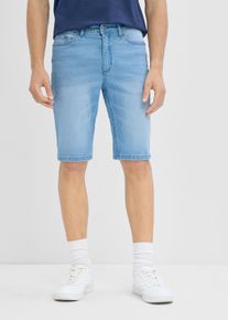 Bermuda in jeans elasticizzati con cavallo rinforzato regular fit (pacco da 2), Blu, Taglia 34, bonprix