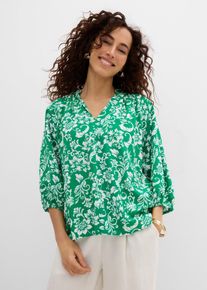 Tunica in viscosa morbida, Verde, Taglia 56, bonprix