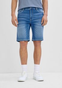 Bermuda di jeans in felpa con elastico in vita regular fit, Blu, Taglia 38, bonprix