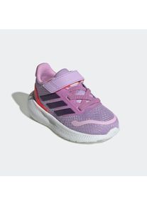 Sneaker adidas Sportswear "RUNFALCON 5 KIDS", M&auml;dchen, Gr. 27, rot (powder plum, aurora plum, lucid rot), Synthetik, Textil, Schuhe Sneaker, mit Klettverschluss