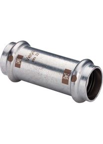 Viega Temponox Schiebemuffe 809195 15 mm, Stahl, nicht rostend, SC-Contur