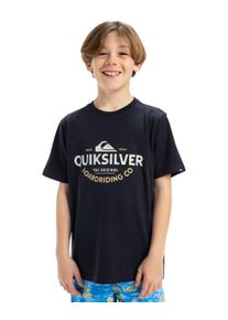 T-Shirt Quiksilver "Ev Typed Out", Jungen, Gr. 8, blau (schwarz navy), Obermaterial: 100% Baumwolle., Shirts T-Shirt