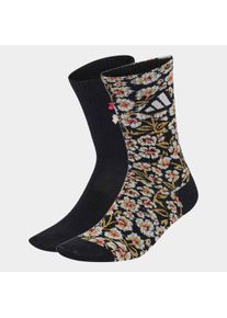 Funktionssocken adidas Performance "W FARM 2PP", Damen, Gr. XL, multicolor, schwarz, tactile rot, st tropic bloom, Obermaterial: 54% Polyester, 42% Baumwolle, 3% Elasthan, 1% Polyamid, Socken Funktionssocken