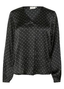 Blusentop Kaffe "&Auml;rmellose Bluse KAluna", Damen, Gr. 44, schwarz, steeple gray dot, Obermaterial: 100% Polyester PES., Blusen Blusentop