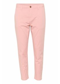 Stoffhose Culture "Casual Hose CUbrita", Damen, Gr. 46, N-Gr, rosa (pale mauve), Obermaterial: 98% Baumwolle CO. 2% Elasthan EL., Hosen Stoffhose