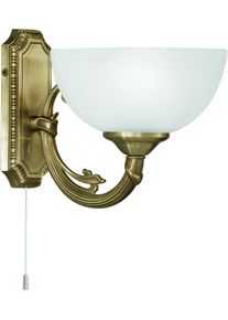 Eglo Wandleuchte "SAVOY Wandlampe - Metallguss - E14 - 1X40W - IP20", br&uuml;niert, 1, H: 16cm, 1 Stk., Leuchten, Wandstrahler, Wandspot, Wohnzimmer, Flur, Schlafzimmer, L18xH16xAL24cm, Wandleuchte