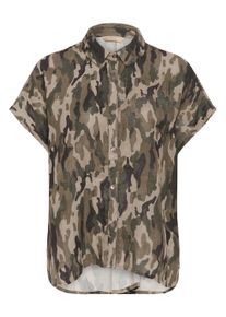 Hemdbluse Culture "Hemd CUmyra", Damen, Gr. XS, gr&uuml;n (camouflage), Obermaterial: 100% Baumwolle CO., Blusen Hemdbluse