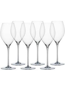 Champagnerglas Spiegelau "Champagnergl&auml;ser Sparkling Party 450 ml 6er Set transparent", bunt (transparent), B:8,6cm H:26,4cm &Oslash;:8,6cm, Glas, Trinkgef&auml;&szlig;e, Champagnerglas, Sp&uuml;lmaschinenfest