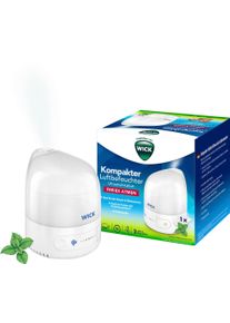 Luftbefeuchter Wick "Pers&ouml;nlicher Kaltluft-Ultraschall-Luftbefeuchter - WUL510", wei&szlig;, B:13cm H:15cm T:14cm, Luftbefeuchter, Luftbefeuchter, UNSER KLEINSTER LUFTBEFEUCHTER: Kompakt, intuitiv, einfach zu bedienen
