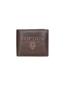 Geldb&ouml;rse Top Gun "Geldbeutel TG25024", Damen, braun, Obermaterial: 100% Lammleder LEL. Futter: 100% Baumwolle CO., Kleinlederwaren Geldb&ouml;rse