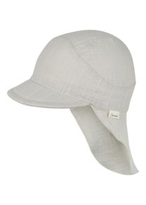 Sonnenhut Sterntaler "Schirmm&uuml;tze mit Nackenschutz uni", Kinder, Gr. 51, grau (lichtgrau), Obermaterial: 100% Baumwolle CO. 100% Baumwolle CO. 100% Baumwolle CO. 100% Baumwolle CO. 100% Baumwolle CO., M&uuml;tzen Sonnenhut