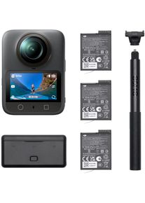 DJI Action Cam "Osmo 360 Adventure Combo", dunkelgrau, B:6,1cm H:8,1cm T:3,63cm, Camcorder, 360-Kamera, Action Cam