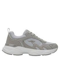 Sneaker Kangaroos "K-GUW LUNEA", Damen, Gr. 41, grau (ultimate grau, vapor grau), Mesh, Synthetik, Schuhe Sneaker, Memory Foam