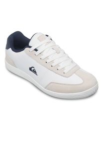 Sneaker Quiksilver "Sutton", Herren, Gr. 14(47), wei&szlig;, Obermaterial: 53% Leder, 46% Synthetik, 1% Textil / Futter: 100% Textil / Laufsohle: 100% Gummi;, Schuhe Sneaker