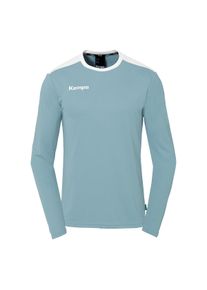 Langarmshirt Kempa "Langarmshirt Emotion 27", Herren, Gr. XL, aqua, wei&szlig;, Obermaterial: 100% Polyester Pol. recyc.., Shirts Langarmshirt