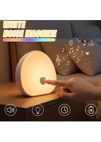 2026 White Noise Sleep Monitor Natural Music Sleep Speaker Intelligent Timing Baby Soothing and Sleep Aid Night Light