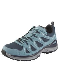 Wanderschuh Lowa "INNOX EVO II GTX Ws", Damen, Gr. 37,5, blau (rauchblau, blau), Textil, Schuhe Wanderschuh, wasserdicht dank Gore-Tex Membrane