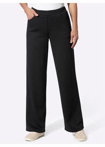 Schlupfhose Classic Basics, Damen, Gr. 27, Kurzgr&ouml;&szlig;en, schwarz, 100% Polyester, unifarben, Hosen Schlupfhose