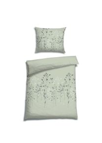Bettw&auml;sche Florella "Fina salbei Soft-Touch Satin, 50% Baumwolle, 50% Viskose", salbei, B/L: 140cm x 220cm, 1 Stk., 1 Stk., Satin, B/L: 70cm x 90cm, Satin, Obermaterial: 50% Baumwolle CO. 50% Viskose CV. Obermaterial: 50% Baumwolle CO. 50% Viskose CV., Bettw&auml;sche, Bettw&auml;sche