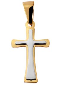 Adelia&acute;s Kreuzanh&auml;nger ADELIA&acute;S "Damen Anh&auml;nger &iquest; Kreuz Kreuzanh&auml;nger aus Edelstahl", gold, Schmuckanh&auml;nger, Damen, Edelstahl, Kreuzanh&auml;nger