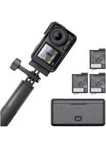 DJI Camcorder "Osmo Action 4 Adventure Combo", schwarz, B:4,42cm H:3,28cm T:7,05cm, Camcorder, Camcorder