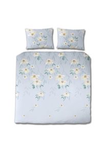 Bettw&auml;sche Florella "Rena sky Edel-Satin, 100% Baumwolle", sky, B/L: 200cm x 220cm, 1 Stk., 2 Stk., Satin, B/L: 70cm x 90cm, Satin, Obermaterial: 100% Baumwolle CO. Obermaterial: 100% Baumwolle CO., Bettw&auml;sche, Bettw&auml;sche