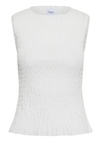 Blusentop Saint Tropez "&Auml;rmellose Bluse NaciaSZ", Damen, Gr. S, wei&szlig; (hellwei&szlig;), Obermaterial: 65% Polyester PES. 35% Viskose CV., Blusen Blusentop