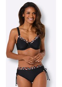 B&uuml;gel-Bikini feel good, Damen, Gr. 52, Cup C, schwarz, wei&szlig;, terra, bedruckt, Elasthan, Polyamid, Bikini-Sets B&uuml;gel-Bikini