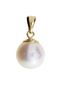 Kettenanh&auml;nger OSTSEE-SCHMUCK "- Ingrid 8 - Gold 585/000 - Zuchtperle" Gr. 15, gold (gold 585, goldfarben, gelb), Schmuckanh&auml;nger, Damen, Gelbgold 585, Kettenanh&auml;nger