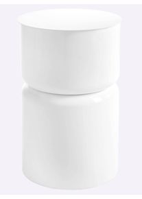 Beistelltisch HEINE HOME, wei&szlig;, B:26,5cm H:41cm T:26,5cm, Tische, Beistelltisch