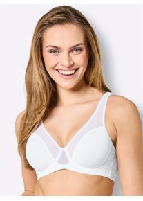 w&auml;schepur Minimizer-BH W&Auml;SCHEPUR, Damen, Gr. 95, Cup C, wei&szlig;, 84% Polyamid, 16% Elasthan, BHs Minimizer-BH