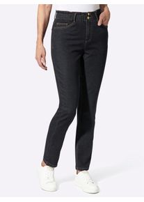 Bequeme Jeans Classic Basics, Damen, Gr. 54, Normalgr&ouml;&szlig;en, schwarz denim, 81% Baumwolle, 17% Polyester, 2% Elasthan, unifarben, lang, Jeans Bequeme Jeans