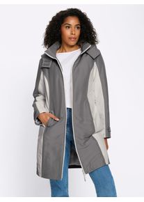 Funktionsmantel Classic Basics, Damen, Gr. 42, anthrazit, hellgrau, 100% Polyester, Wattierung:100% Polyester, &Auml;rmelfutter:100% Polyester, M&auml;ntel Funktionsmantel