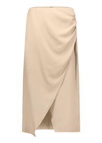 Wickelrock Cartoon "Wickelrock figurbetont", Damen, Gr. 44, light sand, Einsatz: 91% Modal CMD. 9% Polyester PES., R&ouml;cke Wickelrock