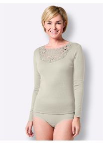 w&auml;schepur Unterziehshirt W&Auml;SCHEPUR, Damen, Gr. 50, 1 Stk., Normalgr&ouml;&szlig;en, beige (champagner), 50% Baumwolle, 50% Modal, Unterhemden Unterziehshirt