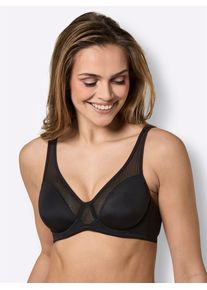 w&auml;schepur Minimizer-BH W&Auml;SCHEPUR, Damen, Gr. 95, Cup C, schwarz, 84% Polyamid, 16% Elasthan, BHs Minimizer-BH