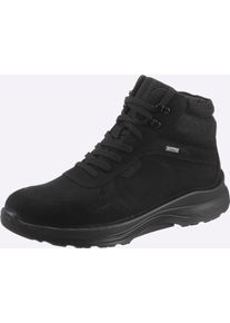 Stiefel Jomos, Herren, Gr. 47, schwarz, Nubukleder, Textil, Schuhe Stiefel