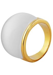 Adelia&acute;s Fingerring ADELIA&acute;S "Ring aus Edelstahl mit Tigerauge" Gr. 62, gold, Fingerringe, Damen, 62, Edelstahl, Fingerring