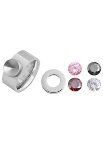 Adelia&acute;s Fingerring ADELIA&acute;S "Ring aus Edelstahl" Gr. 64, silber, Fingerringe, Damen, 64, Edelstahl, Fingerring
