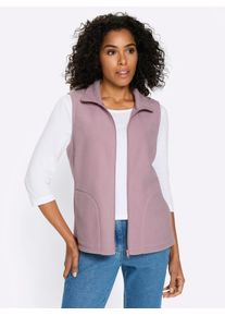 Fleeceweste Classic Basics, Damen, Gr. 46, mauve, 100% Polyester, Westen Fleeceweste