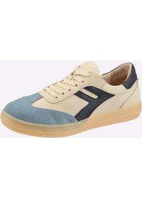 Sneaker Andrea Conti, Damen, Gr. 41, creme, blau, Glattleder, Leder, Rindsleder, Schuhe Sneaker