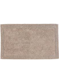 Badematte HEINE HOME Gr. 8, taupe, halbrund (50cm x 80cm ), 1 Stk., Badematten, Badematte