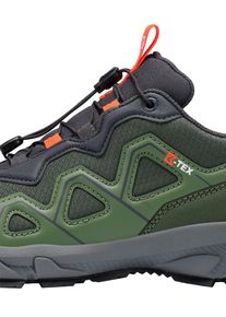 Trekkingschuh, Herren, Gr. 47, gr&uuml;n (khaki), Leder, Textil, Schuhe Trekkingschuh