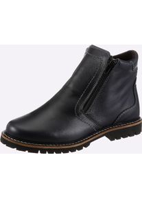 Stiefelette Heine, Damen, Gr. 42, marine, Glattleder, Leder, Rindsleder, Schuhe Stiefelette