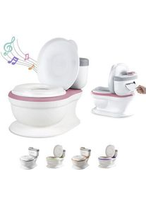 Superbe Bebe Baby T&ouml;pfchen mit Musik | rosa