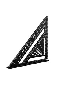 Arrow Aluminum Alloy Rafter Square, 7-Inch Carpenter Square Layout Tool, Woodworking Triangle Ruler for Carpentry and Craftsmen