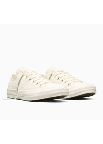 Sneaker Converse "Converse CHUCK TAYLOR ALL STAR CROCHET FLORALS", Damen, Gr. 37, egret, vintage wei&szlig;, egret, Synthetik, Schuhe Sneaker, f&uuml;r vielseitige Aktivit&auml;ten, mit leicht profiliertem Laufsohlenprofil