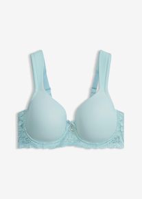 Schalen-BH mit gepolsterten Tr&auml;gern, blau, Gr&ouml;&szlig;e 80B, bonprix